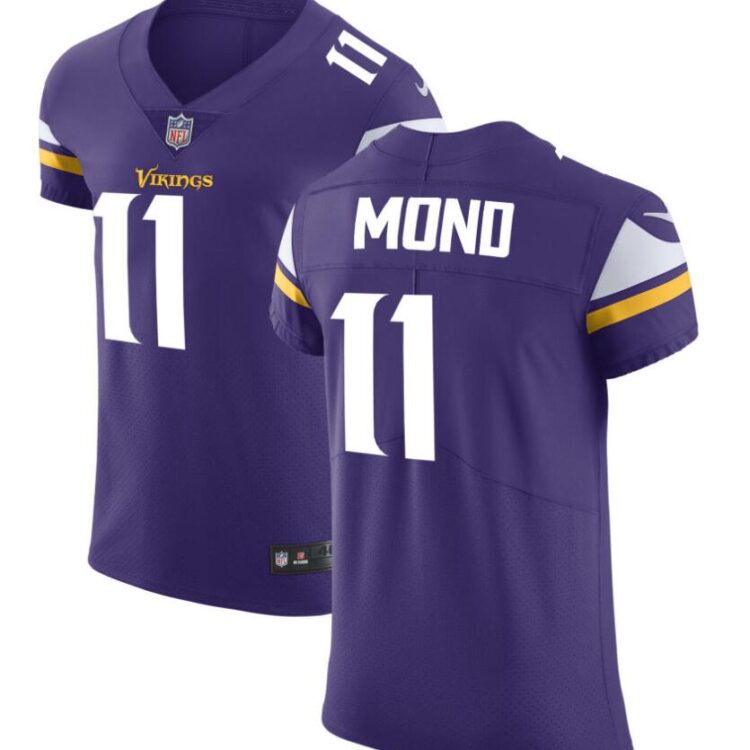 Men's Minnesota Vikings #11 Kellen Mond Nike Purple Vapor Untouchable Limited Jersey