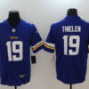Men's Minnesota Vikings #19 Adam Thielen Nike Purple Vapor Untouchable Limited JerseyJersey