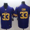Men's Minnesota Vikings #33 Dalvin Cook Nike Purple NFL Color Rush Vapor Untouchable Limited Jersey