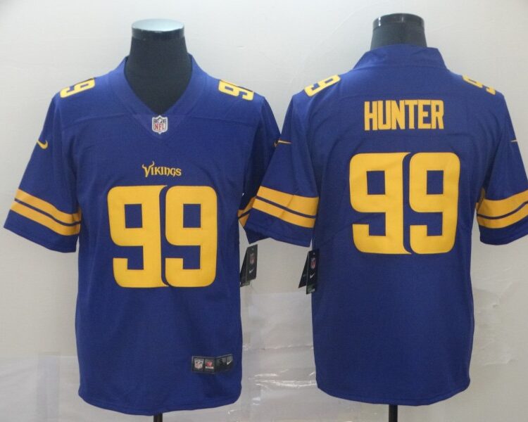 Men's Minnesota Vikings #99 Danielle Hunter Nike Purple NFL Color Rush Vapor Untouchable Limited Jersey