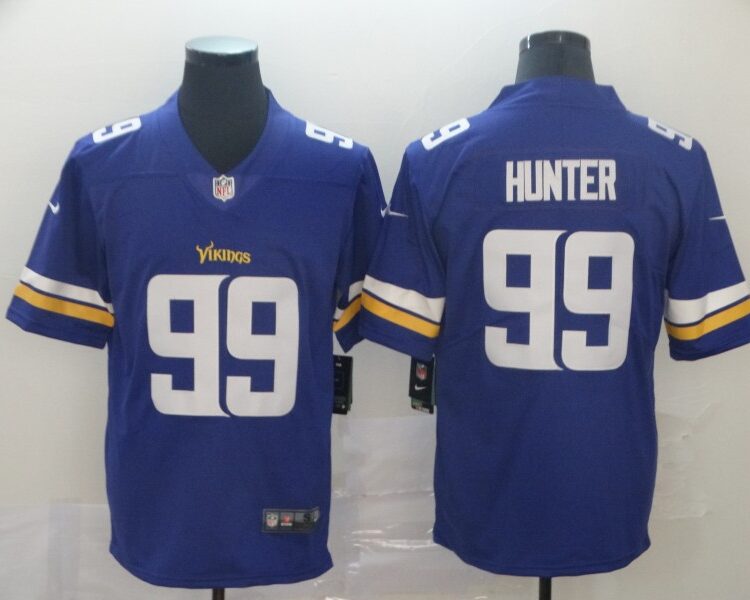 Men's Minnesota Vikings #99 Danielle Hunter Nike Purple Vapor Untouchable Limited Jersey