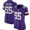 Men's Minnesota Vikings Retired Player #55 Jack Del Rio Nike Purple Vapor Untouchable Limited Jersey