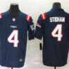 Men's New England Patriots #4 Jarrett Stidham Navy Nike Color Rush Legend Player Limited Jersey