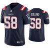 Mens New England Patriots #58 Jamie Collins Nike Navy Vapor Untouchable Limited Jersey