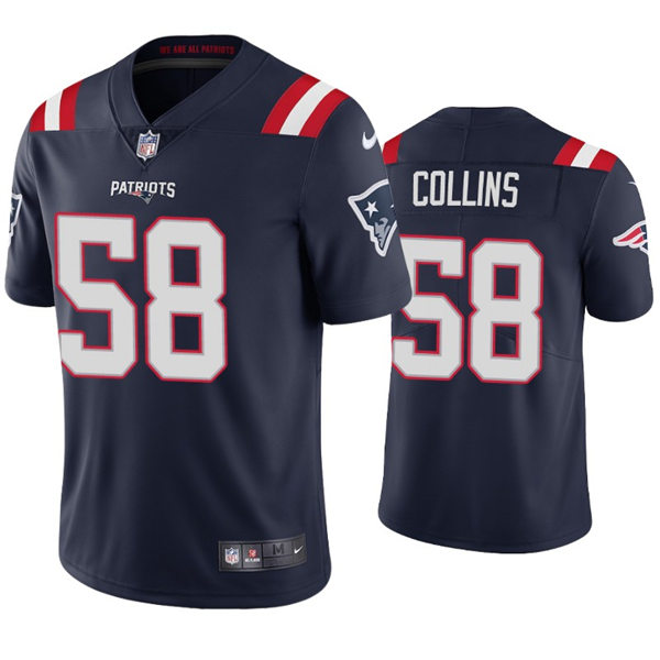 Mens New England Patriots #58 Jamie Collins Nike Navy Vapor Untouchable Limited Jersey
