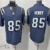Mens New England Patriots #85 Hunter Henry Storm Blue Rivalries Collection F.U.S.E. Limited Jersey
