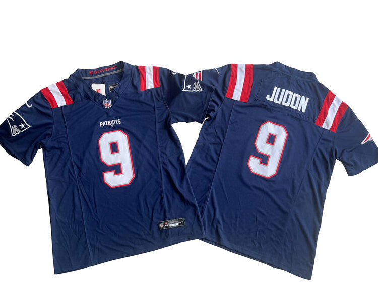 Mens New England Patriots #9 Matthew Judon Navy 2023 F.U.S.E. Vapor Limited Jersey