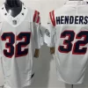 Mens New England Patriots #32 TreVeyon Henderson  White Rivalries Replica F.U.S.E. Limited Jersey