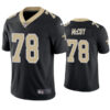 Mens New Orleans Saints #78 Erik McCoy Nike Black  Vapor Untouchable Limited Jersey