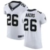 Mens New Orleans Saints #26 Cam Akers Nike White Vapor F.U.S.E Limited Jersey