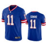 Men's New York Giants #11 Phil Simms Royal Classic Vapor Limited Jersey