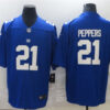 Men's New York Giants #21 Jabrill Peppers Nike Royal Team Color Vapor Untouchable Limited Jersey