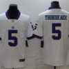 Men's New York Giants #5 Kayvon Thibodeaux Nike White Color Rush Limited Player Jersey