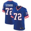 Men's New York Giants #72 Jermaine Eluemunor Nike Royal Classic Limited Jersey