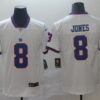 Men's New York Giants #8 Daniel Jones Nike White Vapor Untouchable Color Rush Limited Player Jersey