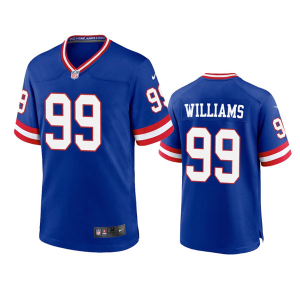 Men's New York Giants #99 Leonard Williams Royal Classic Game Jersey