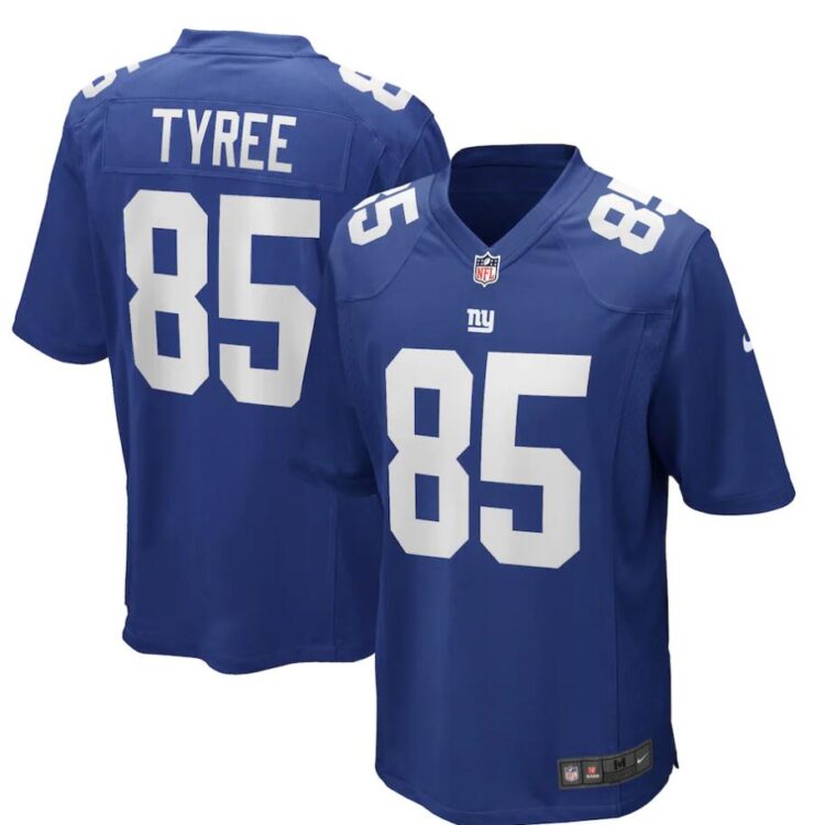 Mens New York Giants Retired Player #85 David Tyree Nike Royal Team Color Vapor Untouchable Limited Jersey