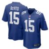 Men's New York Giants #15 Tommy DeVito Nike Royal Team Color Vapor Untouchable Limited Jersey
