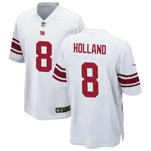 Men's New York Giants #8 Jevon Holland Nike White Vapor F.U.S.E. Limited Jersey