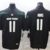 Men's New York Jets #11 Denzel Mims Alternate Black Nike NFL Vapor Limited Jersey