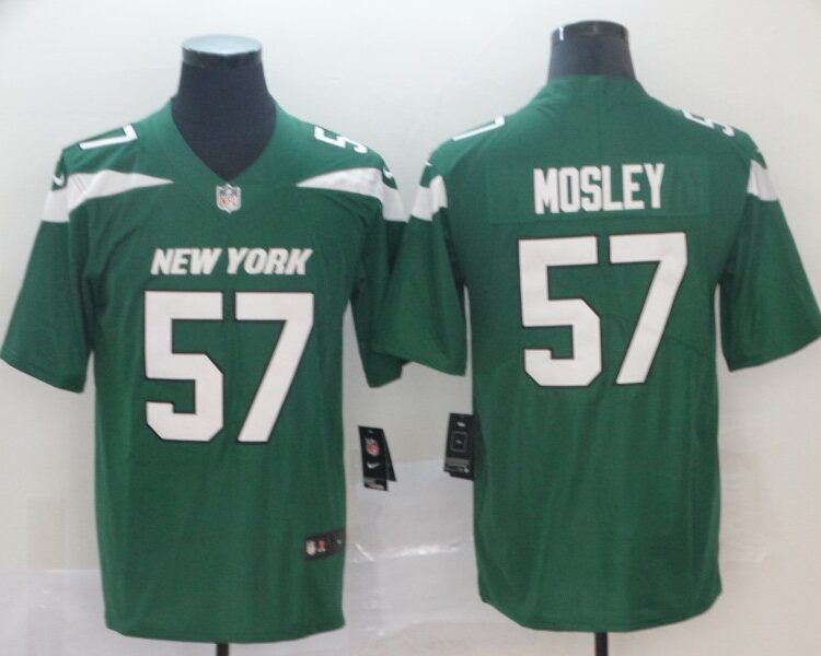 Men's New York Jets #57 C. J. Mosley  Green Nike NFL Vapor Limited Jersey