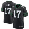 Men's New York Jets #17 Davante Adams Nike Black Alternate Legacy Game Jersey