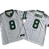 Mens New York Jets #8 Aaron Rodgers Nike White Legacy 2023 Vapor F.U.S.E. Limited Jersey
