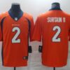 Men's Denver Broncos #2 Patrick Surtain II Orange Nike NFL Vapor Untouchable Limited Jersey