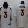 Men's Denver Broncos #3 Russell Wilson Nike White Vapor Untouchable Limited Jersey