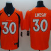 Men's Denver Broncos #30 Phillip Lindsay Orange Nike NFL Vapor Untouchable Limited Jersey