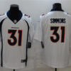 Men's Denver Broncos #31 Justin Simmons White Nike NFL Vapor Untouchable Limited Jersey