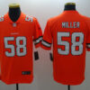 Men's Denver Broncos #58 Von Miller Orange Nike NFL Vapor Untouchable Color Rush Limited Player Jersey
