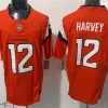 Mens Denver Broncos #12 RJ Harvey Nike Orange Vapor F.U.S.E. Limited Player Jersey