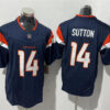 Mens Denver Broncos #14 Courtland Sutton Nike Navy Alternate Vapor F.U.S.E. Limited Player Jersey