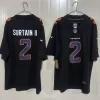 Mens Denver Broncos #2 Patrick Surtain II Nike Carbon Black Fashion Game Jersey