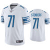 Mens Detroit Lions #71 Logan Stenberg Nike White Vapor Untouchable Limited Jersey