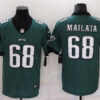 Mens Philadelphia Eagles #68 Jordan Mailata Nike Midnight Green Vapor Limited Jersey