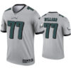 Mens Philadelphia Eagles #77 Andre Dillard Nike Silver Inverted Legend Jersey