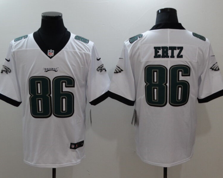 Men's Philadelphia Eagles #86 Zach Ertz Nike White NFL Vapor Limited Jersey