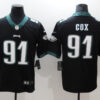 Men's Philadelphia Eagles #91 Fletcher Cox Nike Black NFL Vapor Limited Jersey