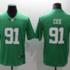 Men's Philadelphia Eagles #91 Fletcher Cox Nike Kelly Green NFL Color Rush Jersey