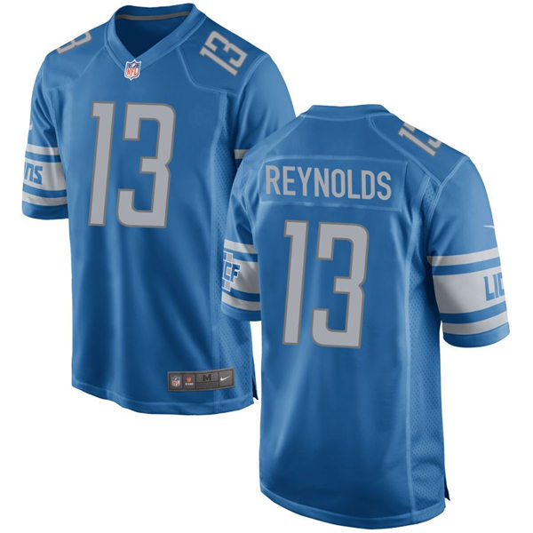 Mens Detroit Lions #13 Craig Reynolds Nike Blue Vapor Untouchable Limited Jersey