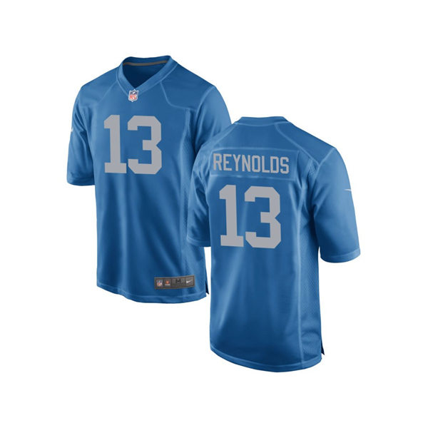 Mens Detroit Lions #13 Craig Reynolds Nike Royal Alternate Retro Jersey