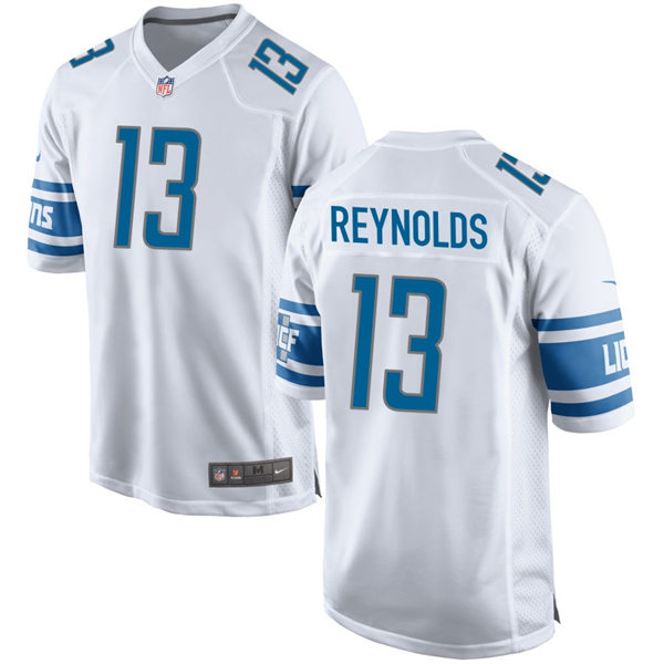 Mens Detroit Lions #13 Craig Reynolds Nike White Vapor Untouchable Limited Jersey