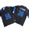 Mens Detroit Lions #14 Amon-Ra St. Brown Nike 2024 Black 2nd Alternate Vapor F.U.S.E. Limited Jersey