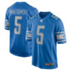 Mens Detroit Lions #5 David Montgomery Nike Blue Vapor Untouchable Limited Jersey