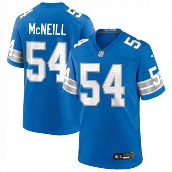 Mens Detroit Lions #54 Alim McNeill Nike Blue Vapor F.U.S.E. Limited Jersey
