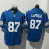 Mens Detroit Lions #87 Sam LaPorta Nike 2024 Blue Vapor F.U.S.E. Limited Jersey