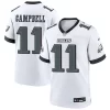 Mens Philadelphia Eagles #11 Jihaad Campbell Nike White F.U.S.E. Vapor Limited Jersey
