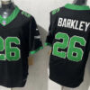 Mens Philadelphia Eagles #26 Saquon Barkley Nike Black Retro F.U.S.E. Vapor Limited Jersey